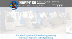 Desktop Screenshot of happyk9dogwash.com